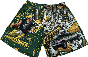 Green Bay Favre Mesh Shorts